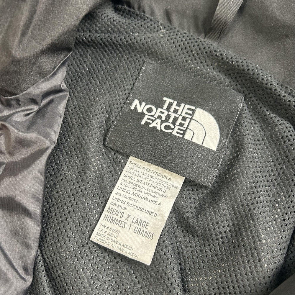 The North Face HydroSeal Jacket Mens XL Black Hooded Rain Waterproof Shell - Picture 5 of 8